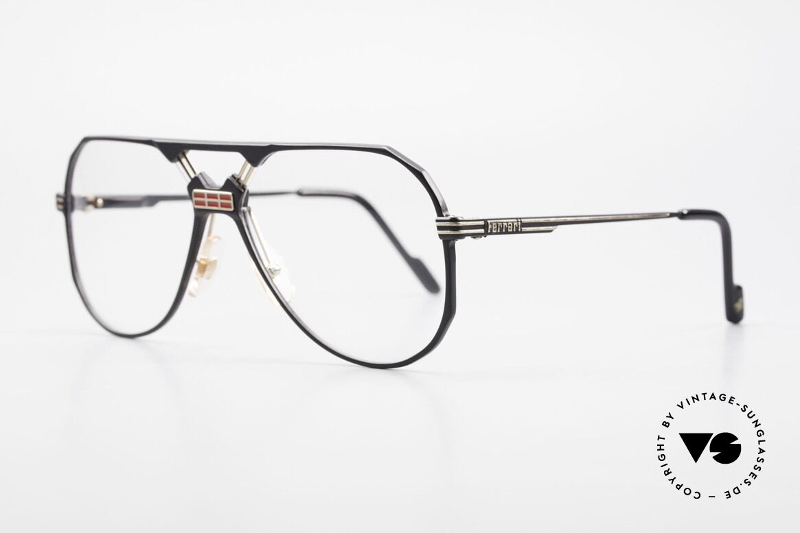 Ferrari F23 90er Ferrari Formel 1 Brille, sehr edles 'Aviator'-Design (Hybrid aus Sport & Chic), Passend für Herren