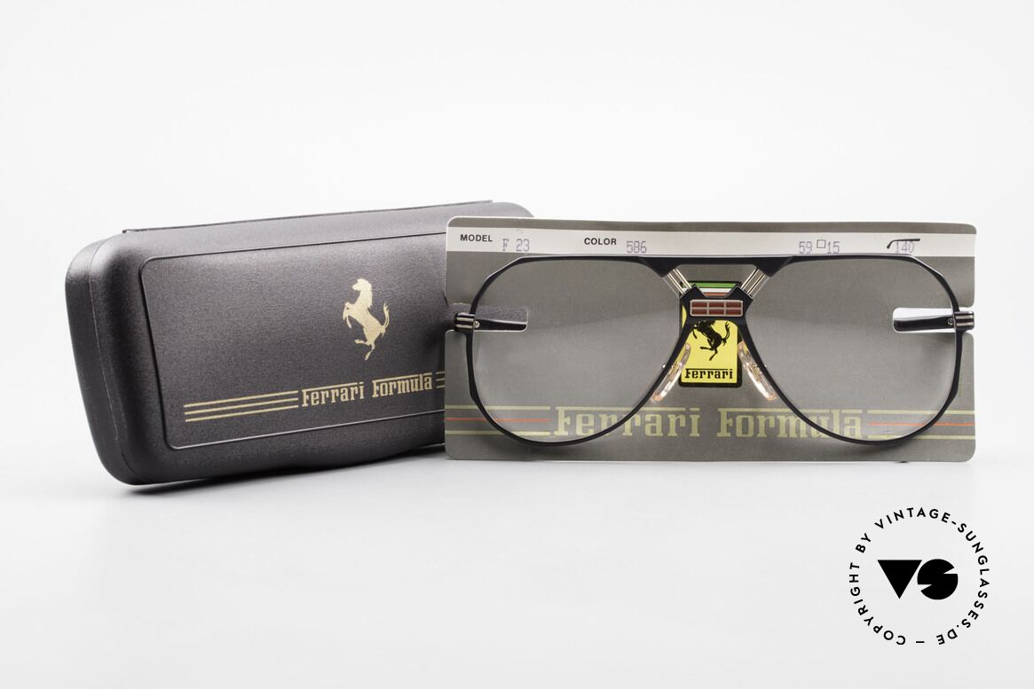 Ferrari F23 90er Ferrari Formel 1 Brille, Größe: large, Passend für Herren
