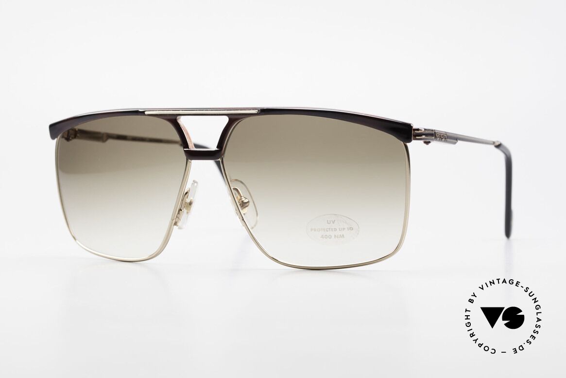 Ferrari F35 Alutanium Herrenbrille X-Large, maskuline FERRARI Formel 1 vintage Sonnenbrille, Passend für Herren