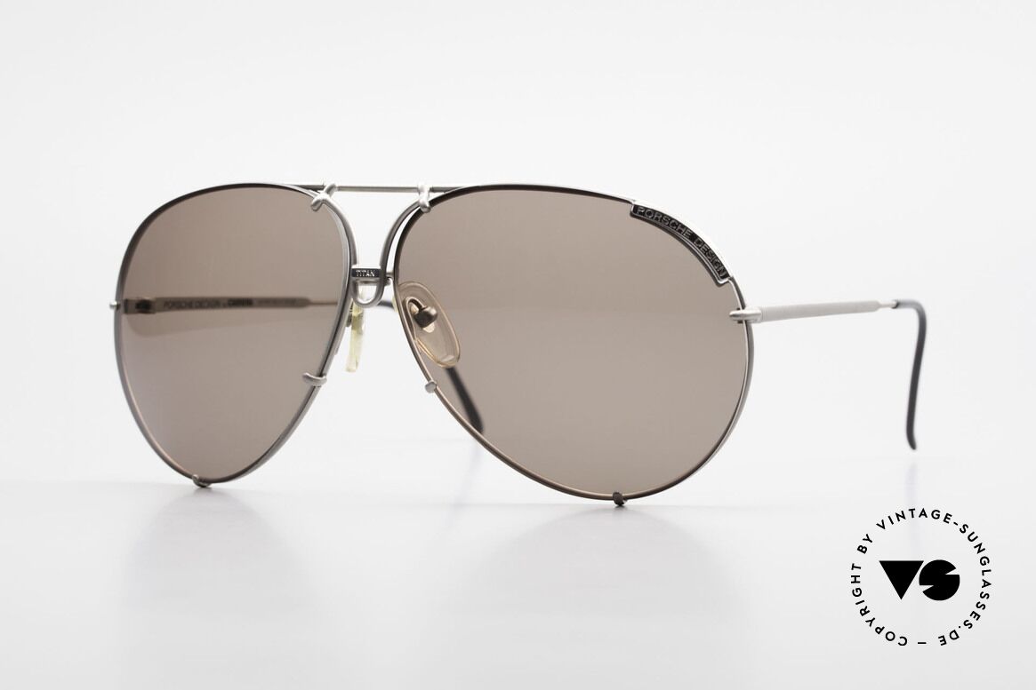 Porsche 5621 Limitierte Titan Edition 80er, entsprechend selten, kostbar und komfortabel, Passend für Herren