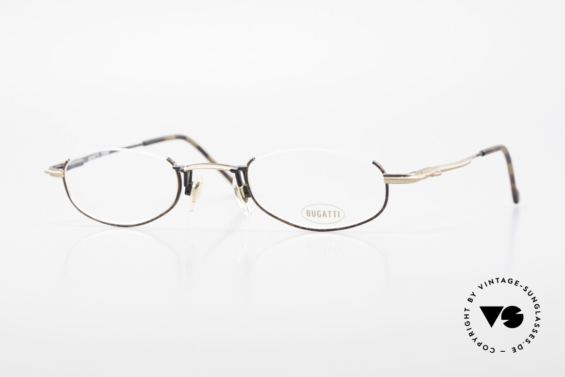 Bugatti 23687 High-Tech Herren Lesebrille, original vintage Luxus-Lesebrille von BUGATTI, Passend für Herren