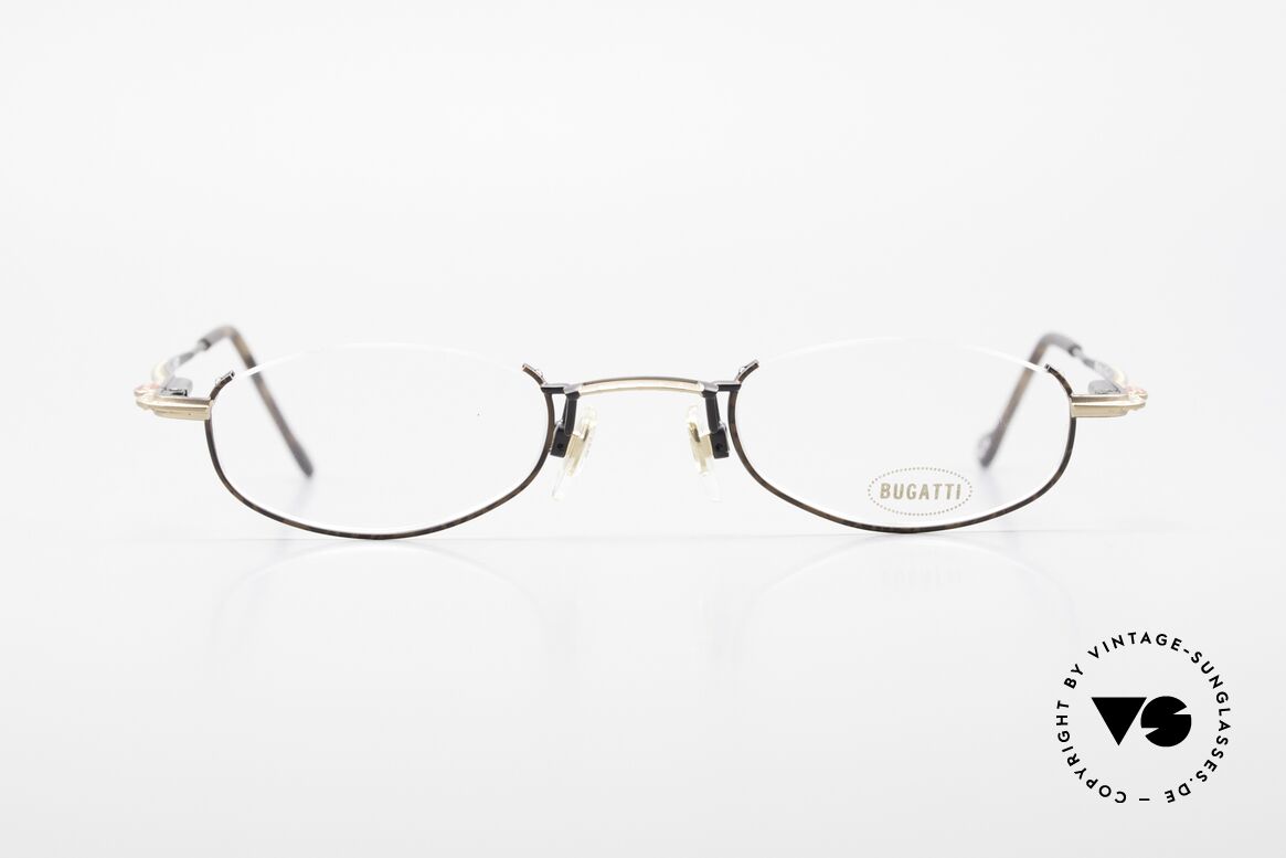 Bugatti 23687 High-Tech Herren Lesebrille, original vintage Luxus-Lesebrille von BUGATTI, Passend für Herren