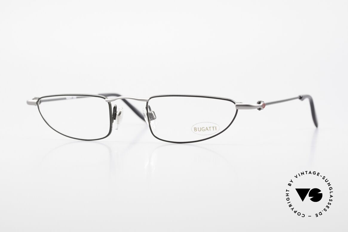 Bugatti 11729 Markante Vintage Lesebrille, original vintage Luxus-Lesebrille von BUGATTI, Passend für Herren