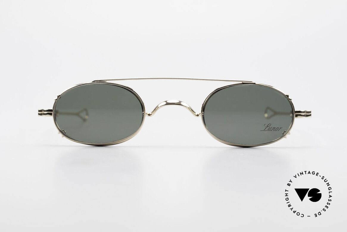 Lunor - Telescopic Schiebebügel Und Sonnen Clip, LUNOR = französisch für "Lunette d’Or" (Goldbrille), Passend für Herren und Damen