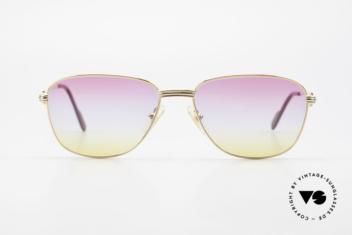 Cartier Courcelles 90er Luxus Sonnenbrille Unikat, edle CARTIER Brille aus den 90ern, Größe 57°17, 135, Passend für Herren und Damen