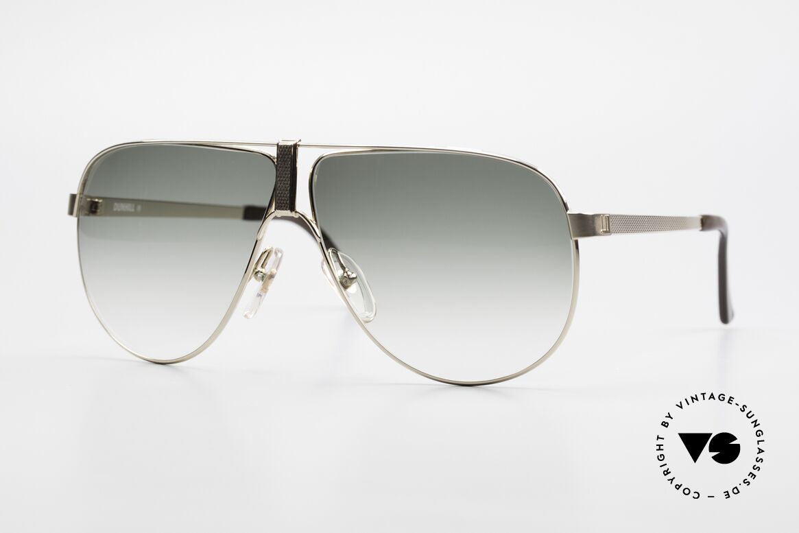 Dunhill 6043 Vergoldete Sonnenbrille 90er, außergewöhnlich schöne Dunhill Herren-Sonnenbrille, Passend für Herren