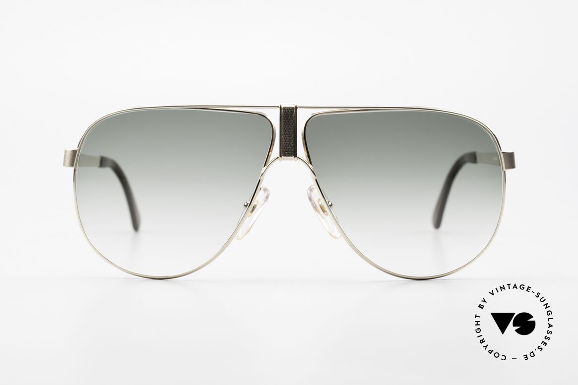 Dunhill 6043 Vergoldete Sonnenbrille 90er, ENORM hochwertiger Rahmen mit Barley-Veredelung, Passend für Herren