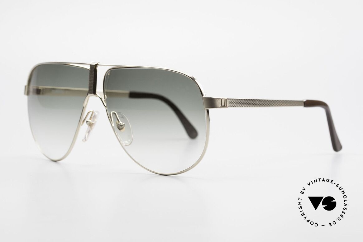 Dunhill 6043 Vergoldete Sonnenbrille 90er, Barley-Verfahren: winzige Facetten für sanften Glanz, Passend für Herren