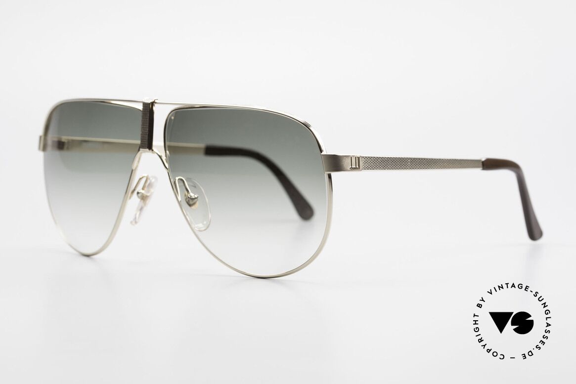 Dunhill 6043 Vergoldete Sonnenbrille 90er, Barley-Verfahren: winzige Facetten für sanften Glanz, Passend für Herren