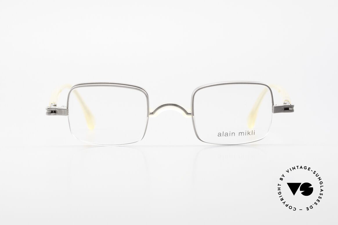 Alain Mikli 0115 / 01 Aufklappbare Gläser 2in1 Brille, geniale Alain Mikli Paris Designer-Brillenfassung, Passend für Herren und Damen