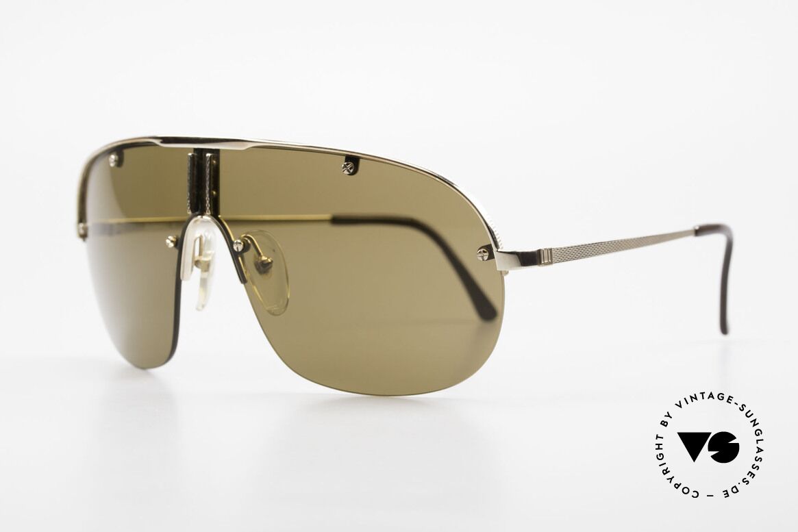 Dunhill 6102 90er Gentleman Sonnenbrille, genialer flexibler Rahmen für idealen Tragekomfort, Passend für Herren