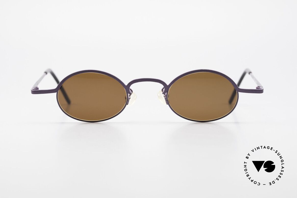 Theo Belgium San 90er Designer Sonnenbrille, 1989 gegründet als GEGENPOL zum üblich 'Mainstream', Passend für Damen