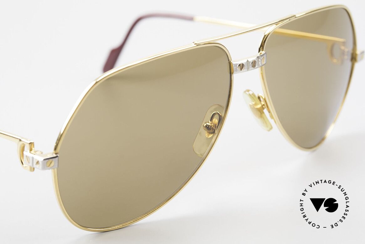 Cartier Vendome Santos - L Luxus Gläser mit Hauchzeichen, Gläser anhauchen und das CARTIER-Logo wird sichtbar, Passend für Herren