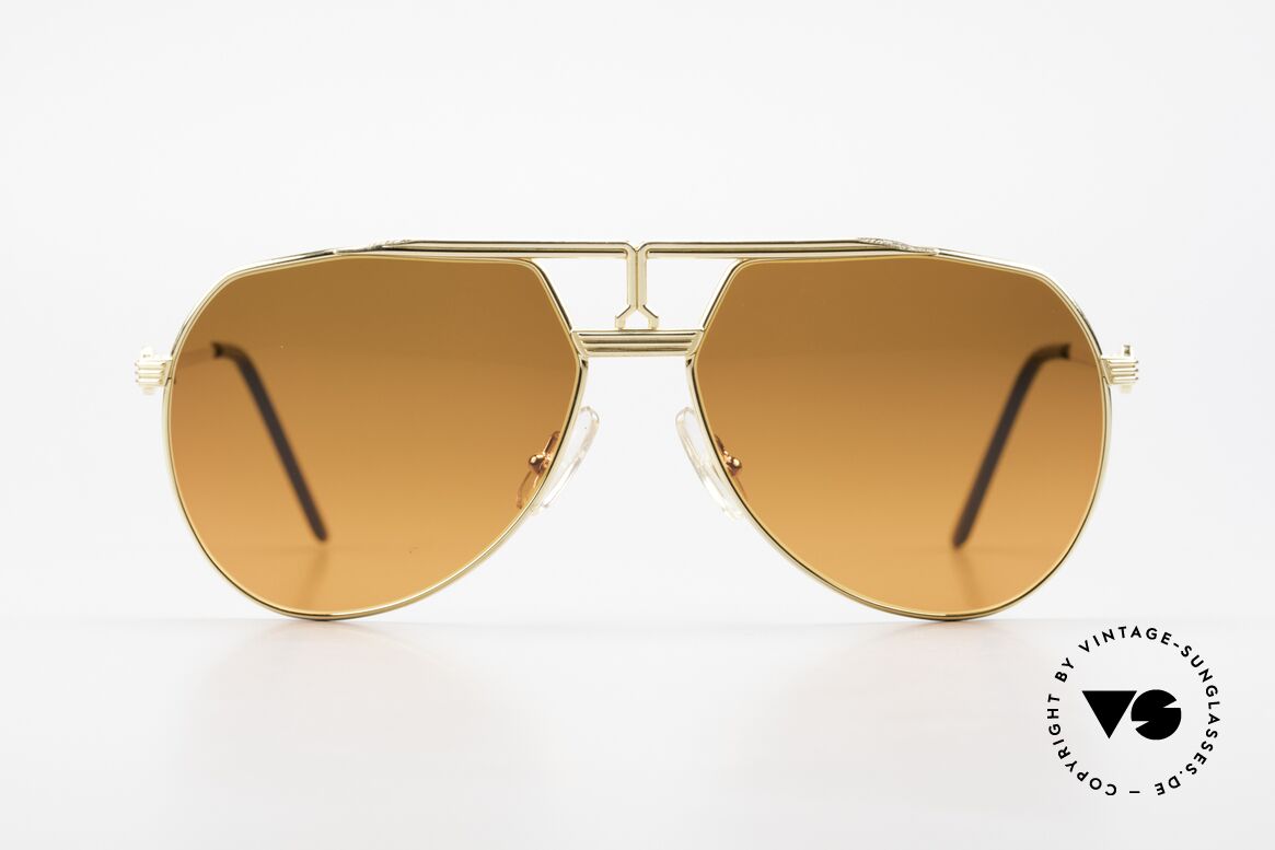 Maserati 6130 Luxus Aviator Sonnenbrille, vintage Luxus-Sonnenbrille der Edelmarke Maserati, Passend für Herren