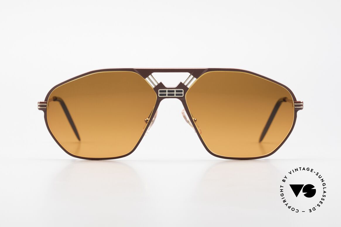 Ferrari F22/S Customized Sunset Gläser XL, luxuriöse Ferrari vintage Sonnenbrille der 1990er, Passend für Herren