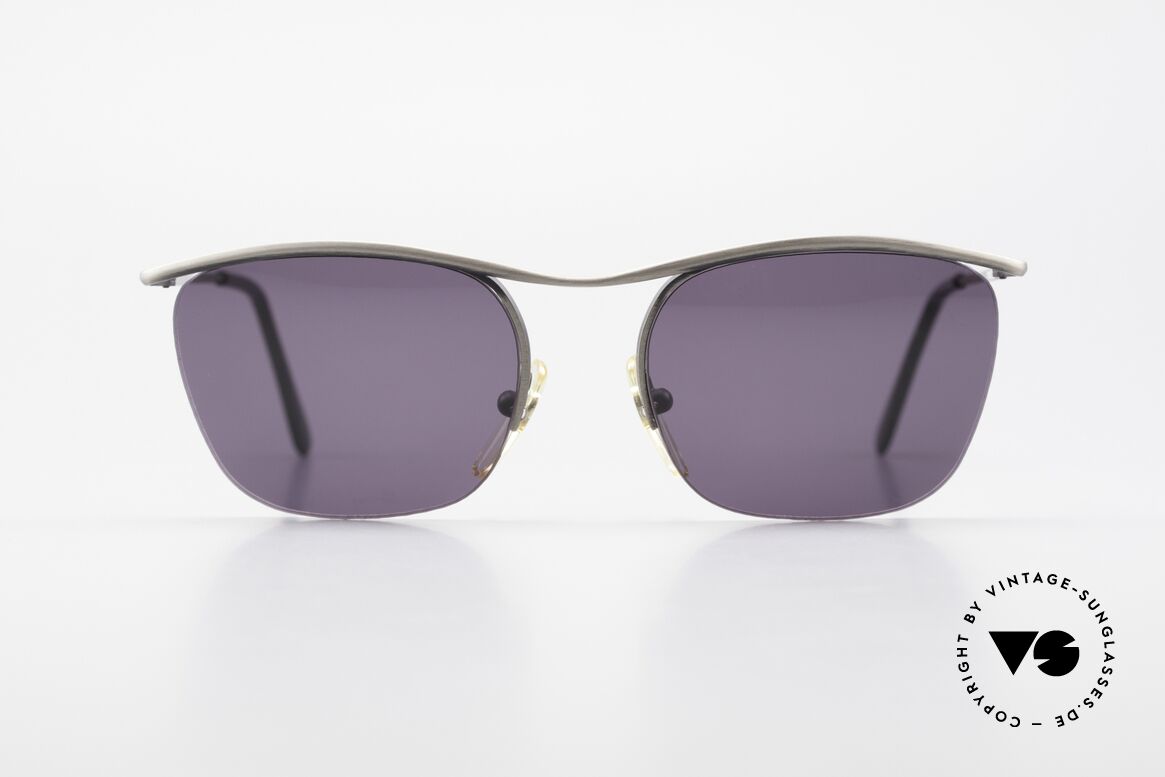 Cutler And Gross 0267 Halb Rahmenlose Sonnenbrille, Cutler & Gross London Designerbrille der späten 90er, Passend für Herren und Damen