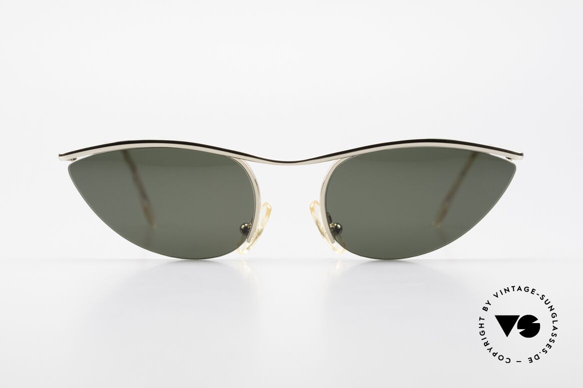 Cutler And Gross 0359 Cateye Designer Sonnenbrille, Cutler & Gross London Designerbrille der späten 90er, Passend für Damen
