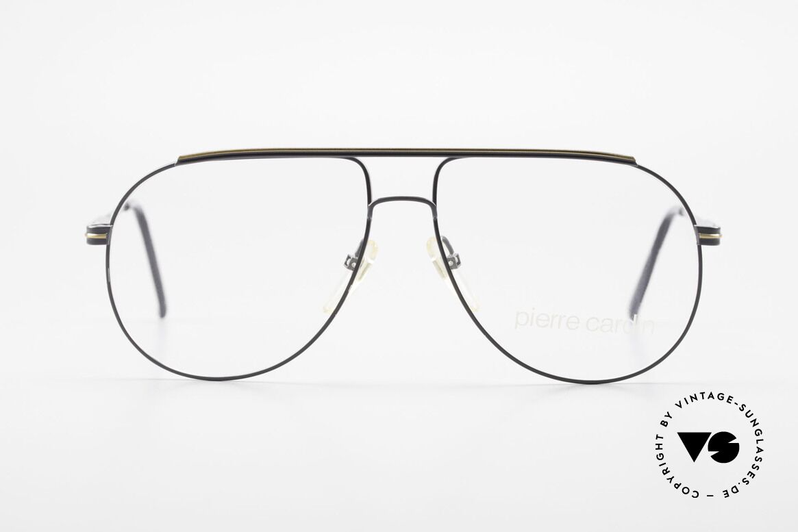 Pierre Cardin 803 80er Tropfenform Herrenbrille, klassische Tropfenform od. auch Aviator-Brille, Passend für Herren