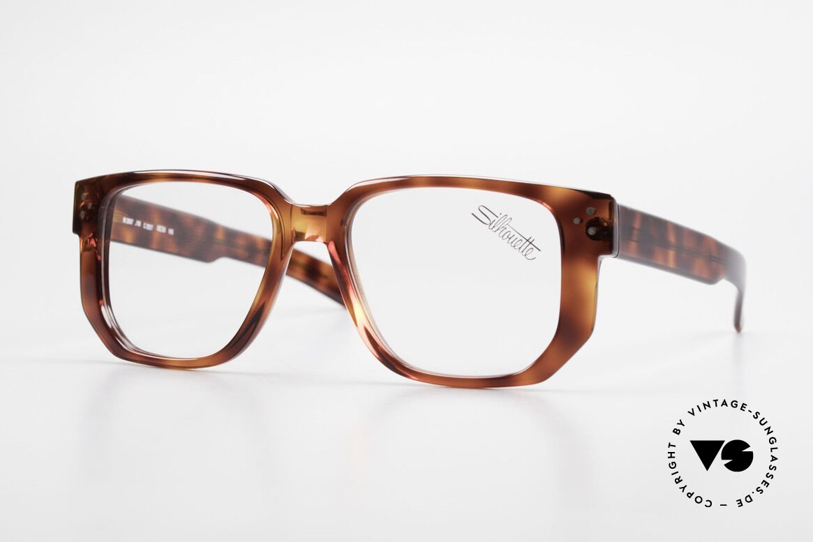 Silhouette M2097 Echte 80er Old School Brille, massive "Old School" Silhouette vintage Brille, Passend für Herren