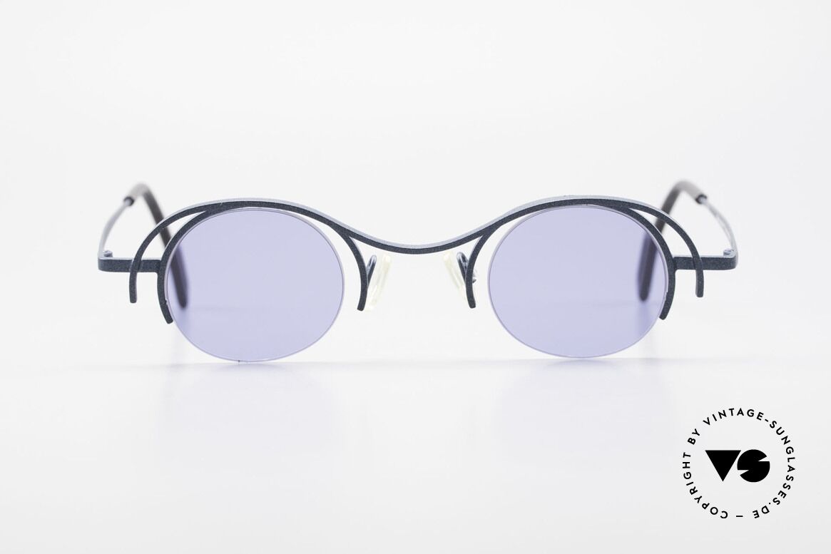 Theo Belgium Summer 90er Damen Sonnenbrille Rund, Theo Belgium: die eigenwilligste Brillenmarke, weltweit, Passend für Damen