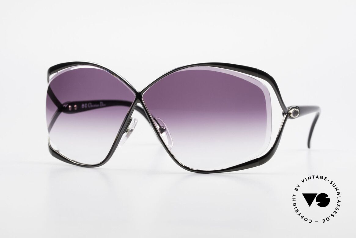 Christian Dior 2056 80er Butterfly Sonnenbrille, zauberhafte Designer-Sonnenbrille von Christian Dior, Passend für Damen