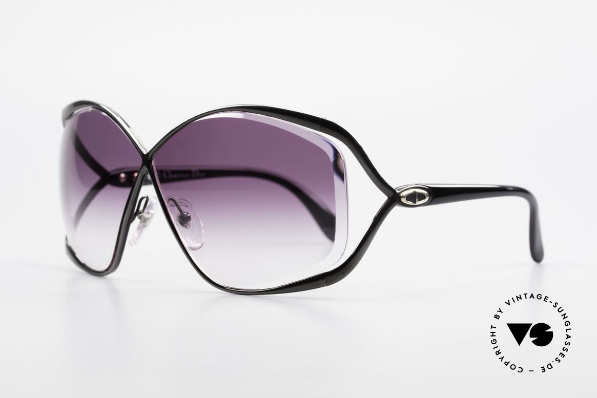 Christian Dior 2056 80er Butterfly Sonnenbrille, feminines und auffallend elegantes "Butterfly" Design, Passend für Damen