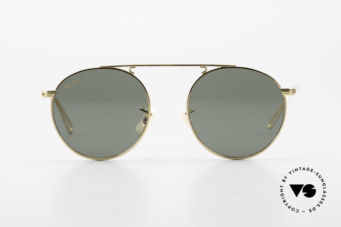 Ray Ban Vintage Round 90er Bausch&Lomb USA Brille, ein altes USA-Original gefertigt von Bausch&Lomb, Passend für Herren und Damen