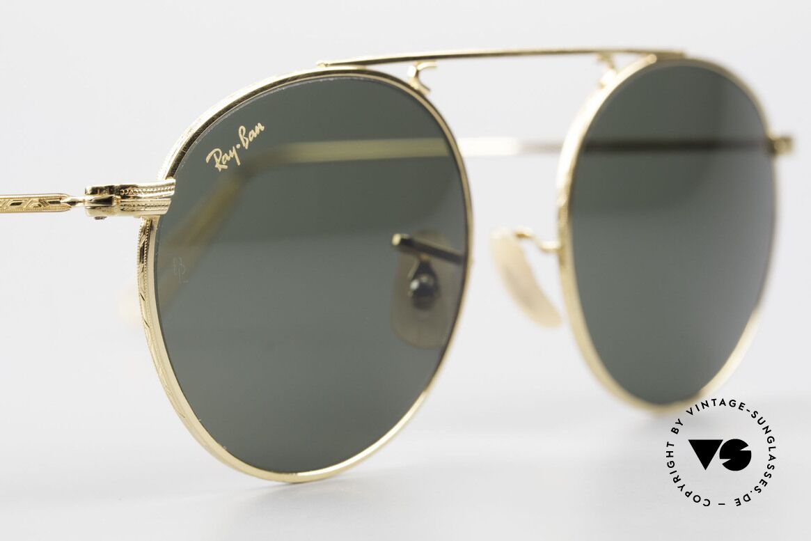 Ray Ban Vintage Round 90er Bausch&Lomb USA Brille, Größe: small, Passend für Herren und Damen