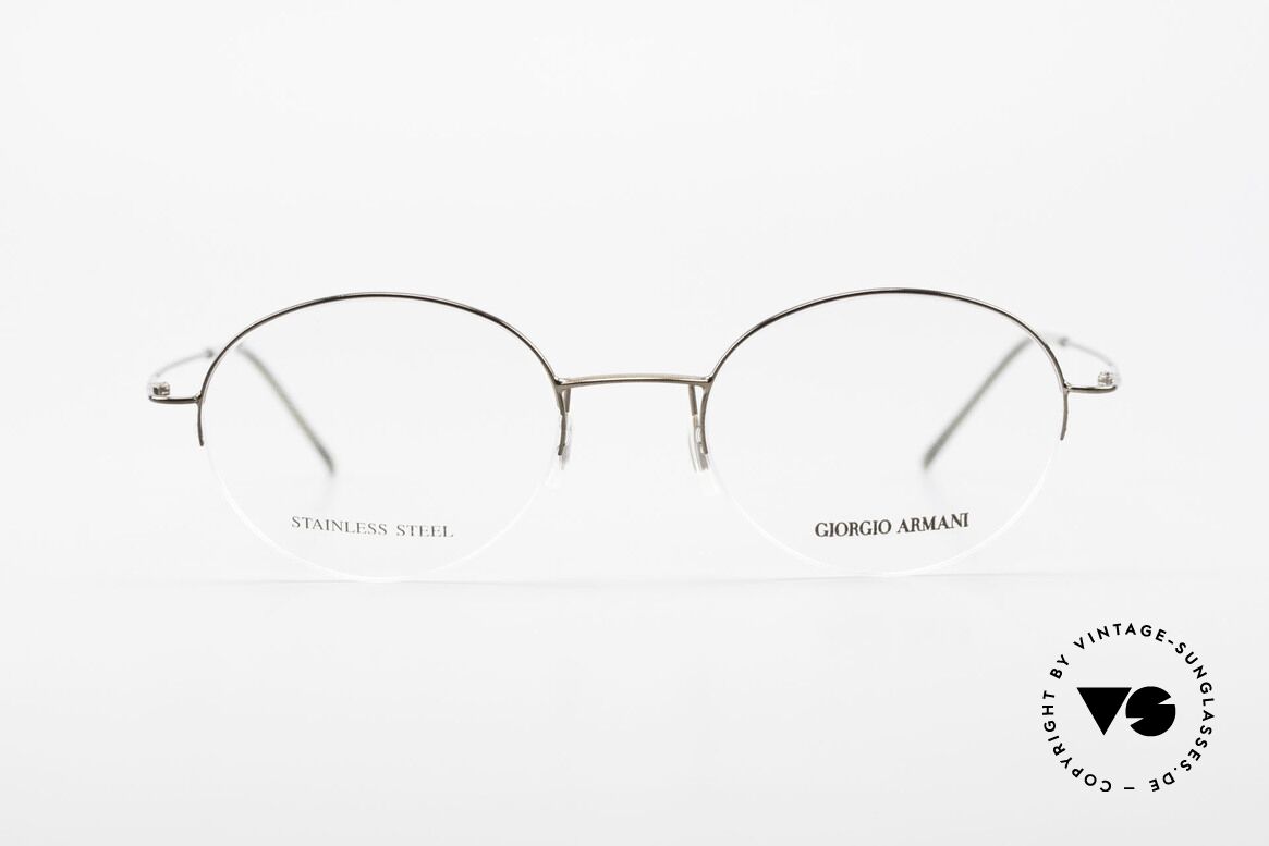 Giorgio Armani 27N Kleine Runde Nylor Fassung, Giorgio Armani, Mod. 27N, col. 7S9, Gr. 46/18, 135, Passend für Herren und Damen