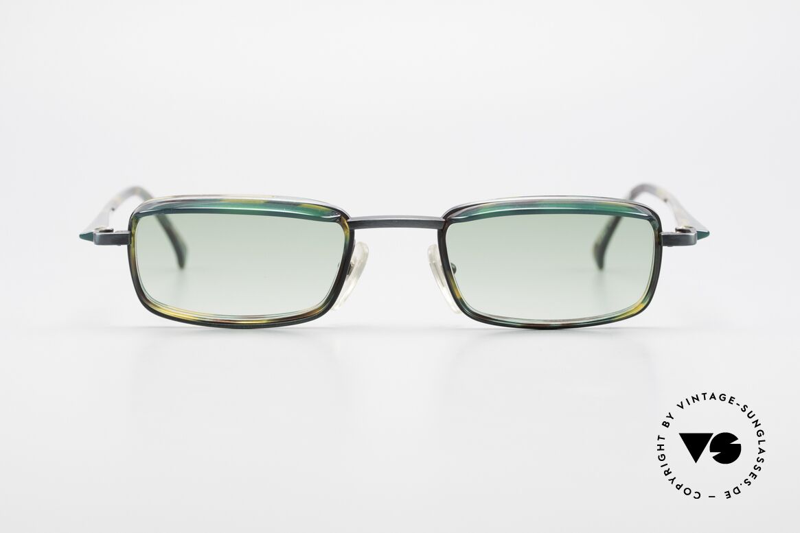 Alain Mikli 1147 / 3509 Eckige Designer Fassung 90er, eckige 90er Designer-Sonnenbrille von Alain Mikli, Passend für Herren und Damen