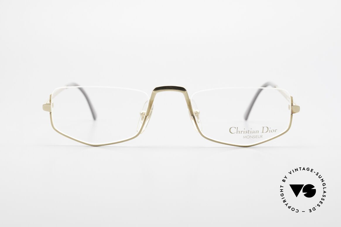 Christian Dior 2407 Titanium Lesebrille Vergoldet, ausdrucksstarke vintage Designerbrille von Dior, Passend für Herren