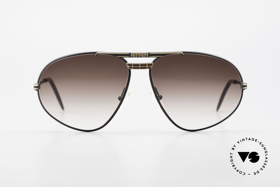 Ferrari F12 Retro Brille Altes 90er Original, vintage Ferrari Designer-Sonnenbrille aus den 90ern, Passend für Herren
