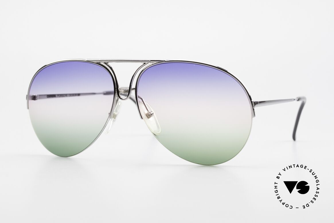 Porsche 5627 Nylor Aviator Sonnenbrille, edle Designer-Sonnenbrille von Porsche Design, Passend für Herren