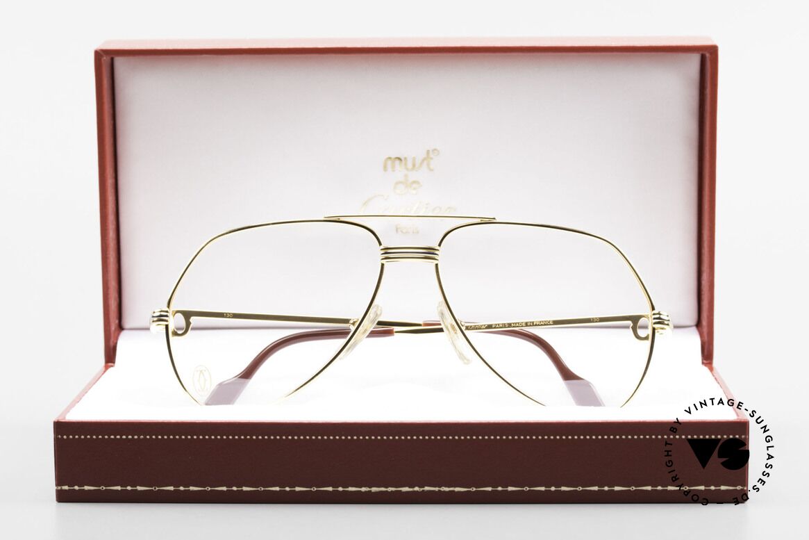 Cartier Vendome LC - S David Bowie 80er Vintage Brille, Größe: medium, Passend für Herren und Damen