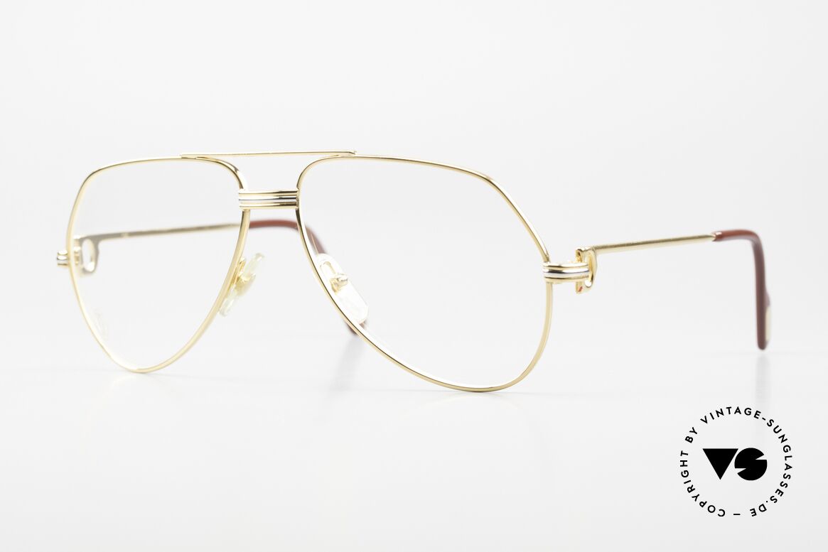 Cartier Vendome LC - S David Bowie 80er Vintage Brille, wurde 1983 veröffentlicht & dann bis 1997 produziert, Passend für Herren und Damen