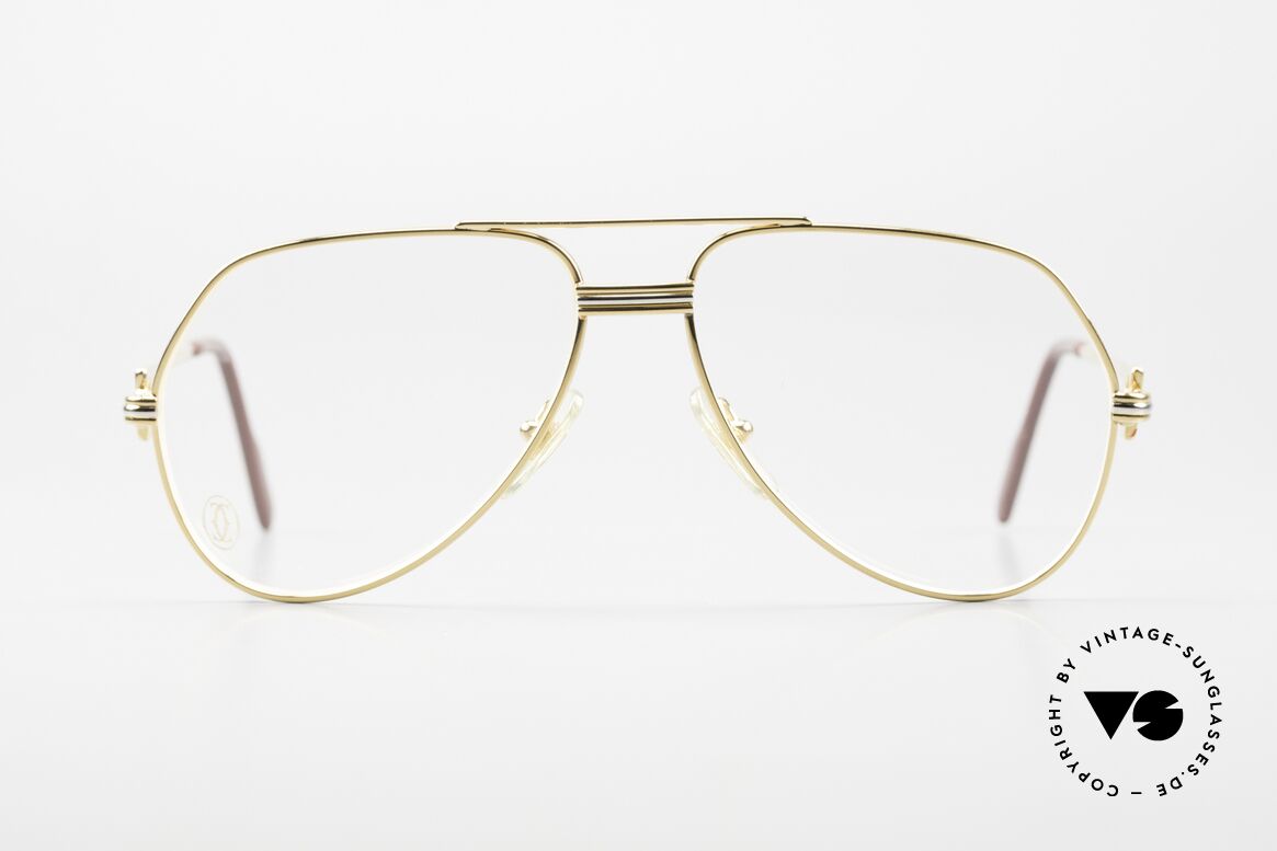 Cartier Vendome LC - S David Bowie 80er Vintage Brille, Vendome = das berühmteste Brillendesign von CARTIER, Passend für Herren und Damen