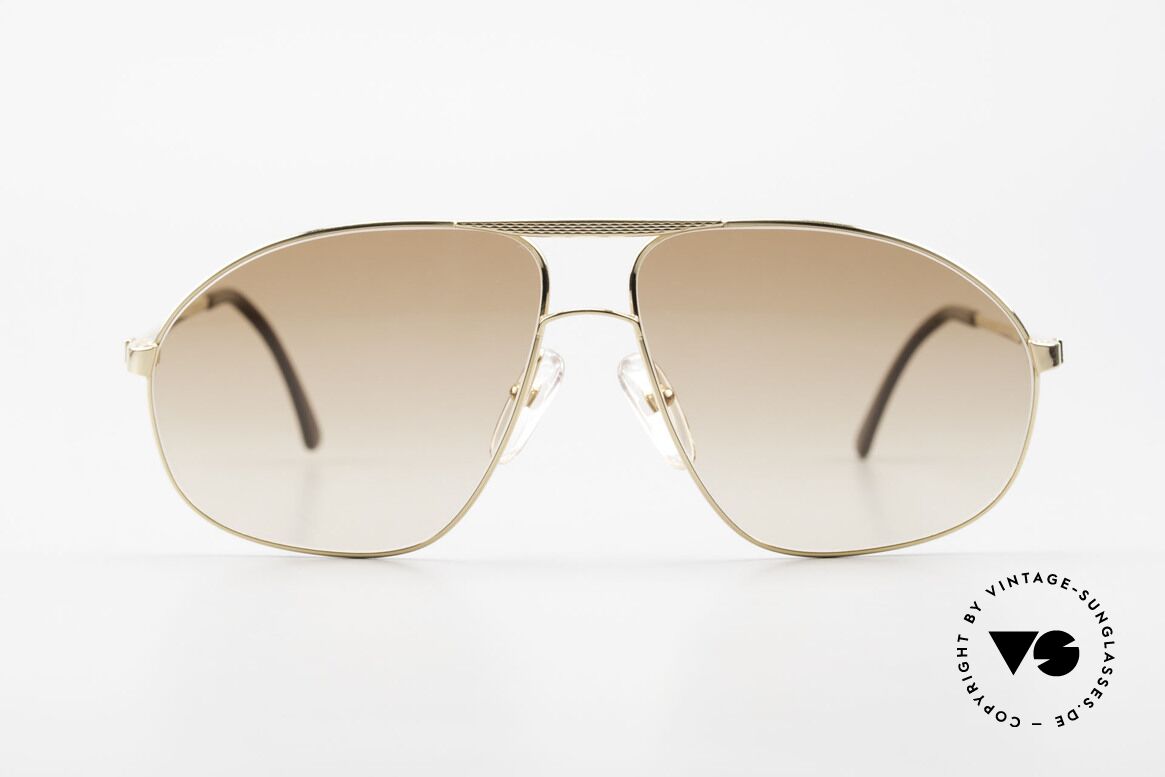 Dunhill 6125 Vergoldete Piloten Brille 90er, premium vintage A. Dunhill Sonnenbrille von 1990, Passend für Herren