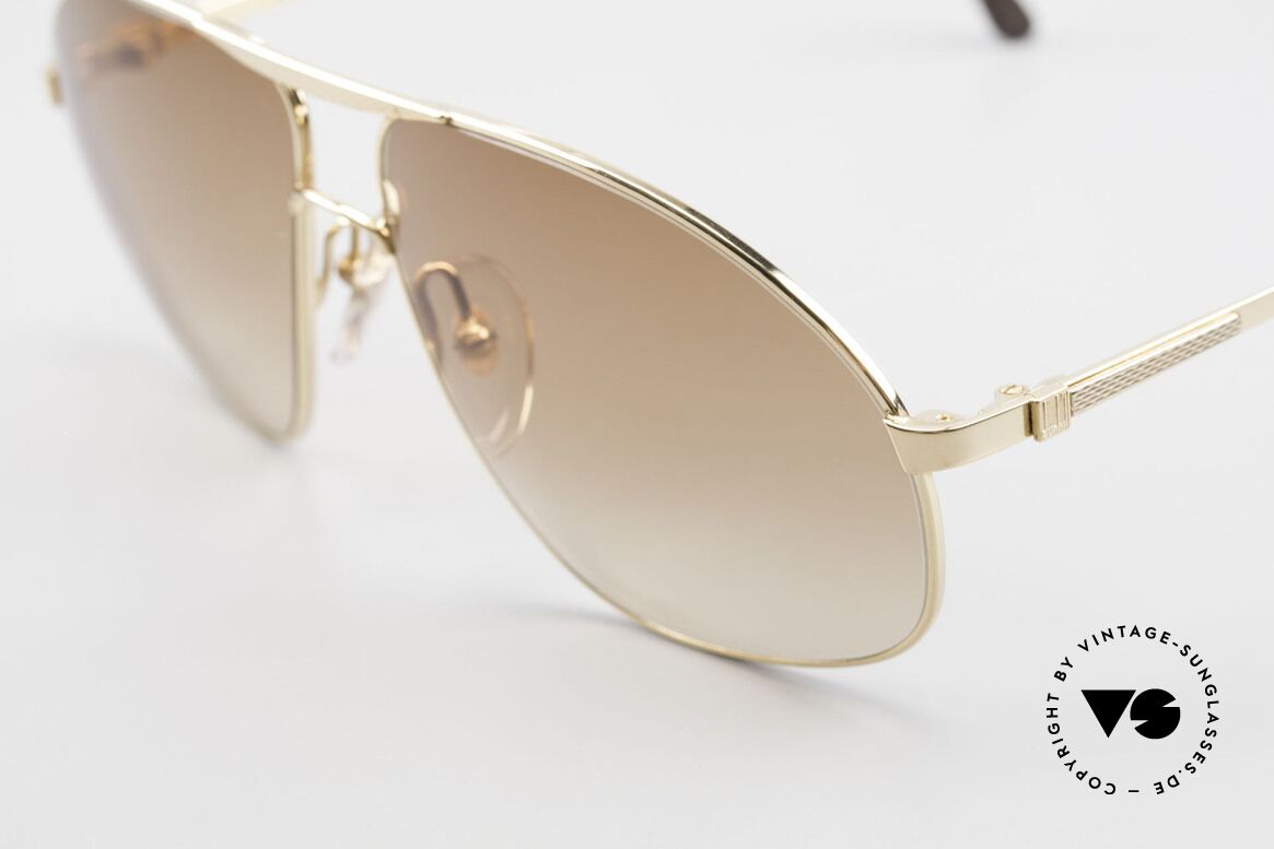 Dunhill 6125 Vergoldete Piloten Brille 90er, distinguiert kultiviert: ein wahres Gentleman Modell, Passend für Herren