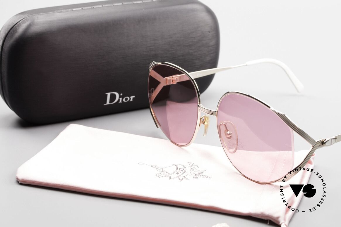 Christian Dior 2387 Rosarote Damen Sonnenbrille, Größe: medium, Passend für Damen
