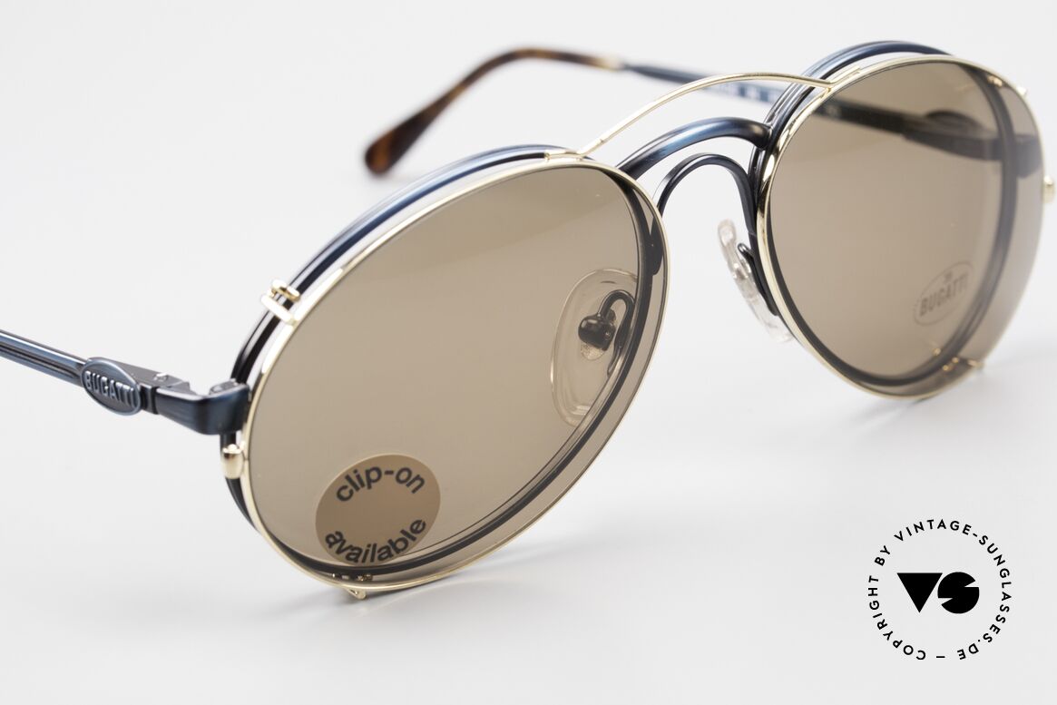 Bugatti 03328 Clip On Herrensonnenbrille, KEINE RETROmode; sondern ein altes 80er ORIGINAL, Passend für Herren