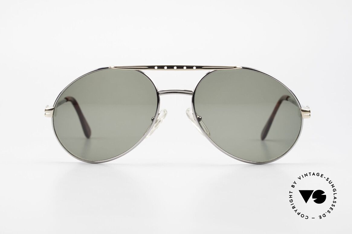 Bugatti 02926 80er Large Sonnenbrille Herren, circa Ende der 1980er Jahre in Frankreich produziert, Passend für Herren