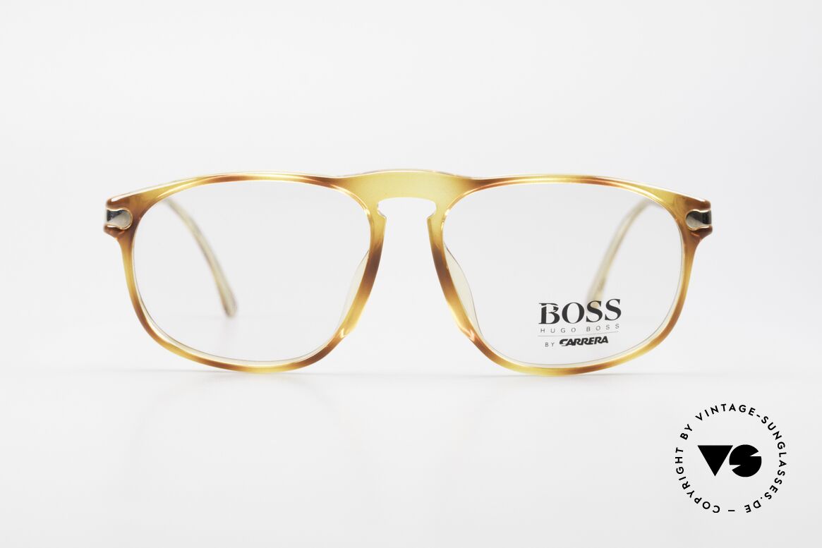 BOSS 5102 Eckige Vintage Optyl Brille, Kooperation von Boss & Carrera in den 90er Jahren, Passend für Herren