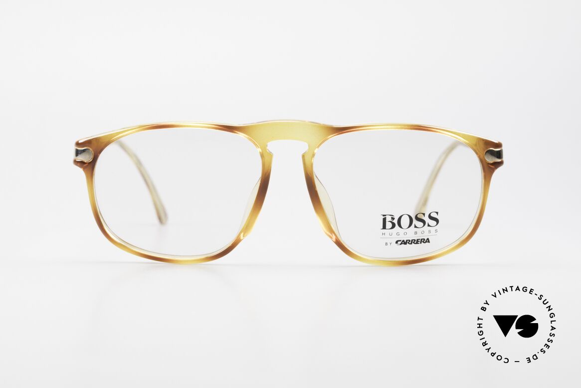 BOSS 5102 Eckige Vintage Optyl Brille, sehr markante BOSS vintage Designer-Brillenfassung, Passend für Herren