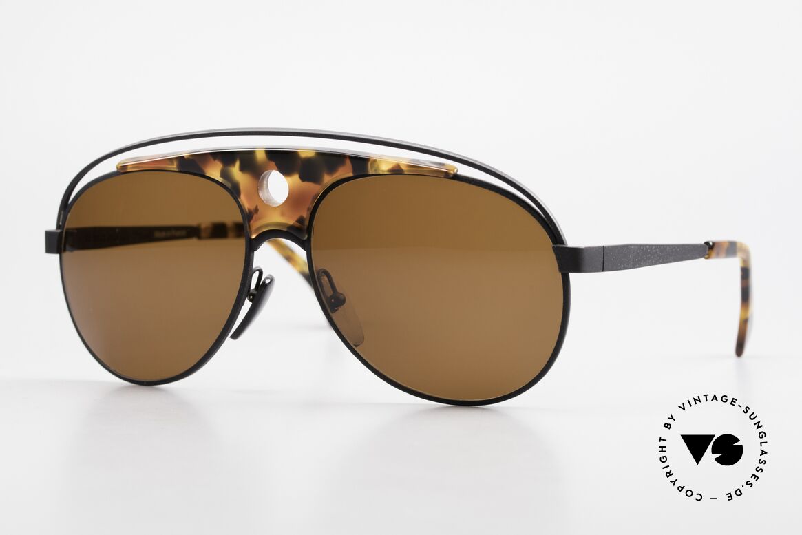 Alain Mikli 633 / 0013 Lenny Kravitz Sonnenbrille, vintage Designersonnenbrille von Alain Mikli, Paris, Passend für Herren