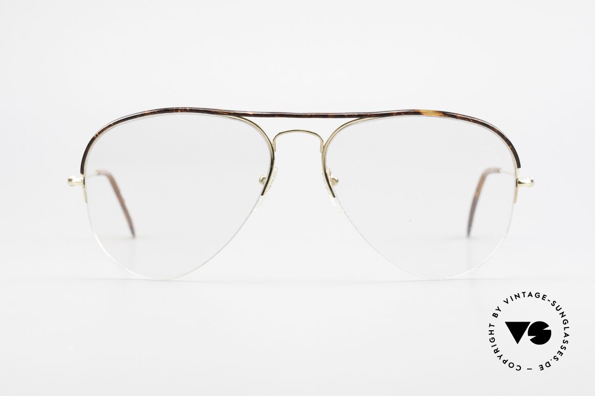 Ray Ban Balfast 808 Gold Filled Vintage Brille 80er, 80er Jahre Ray Ban Designerbrille von Bausch&Lomb, Passend für Herren