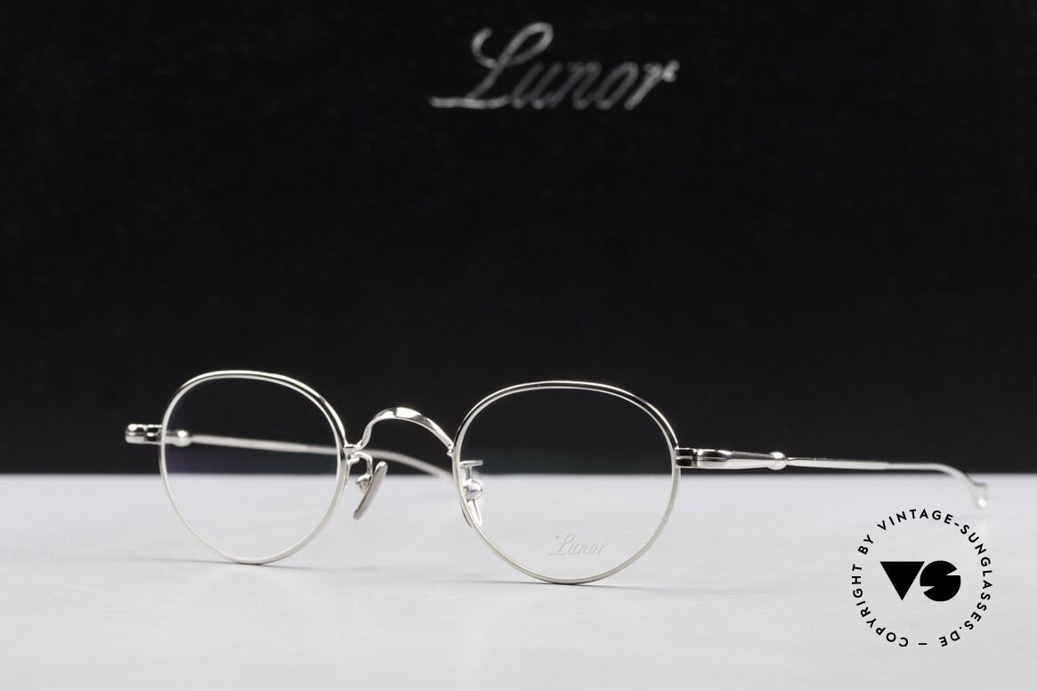 Lunor V 107 Pantobrille Herren Titanium, Größe: medium, Passend für Herren