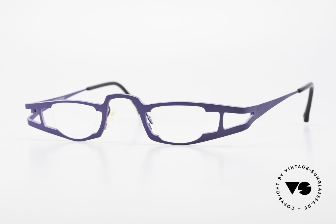 Theo Belgium Eye-Witness KO Pure Titanium Lesebrille, Theo Belgium: die eigenwilligste Brillenmarke, weltweit, Passend für Damen