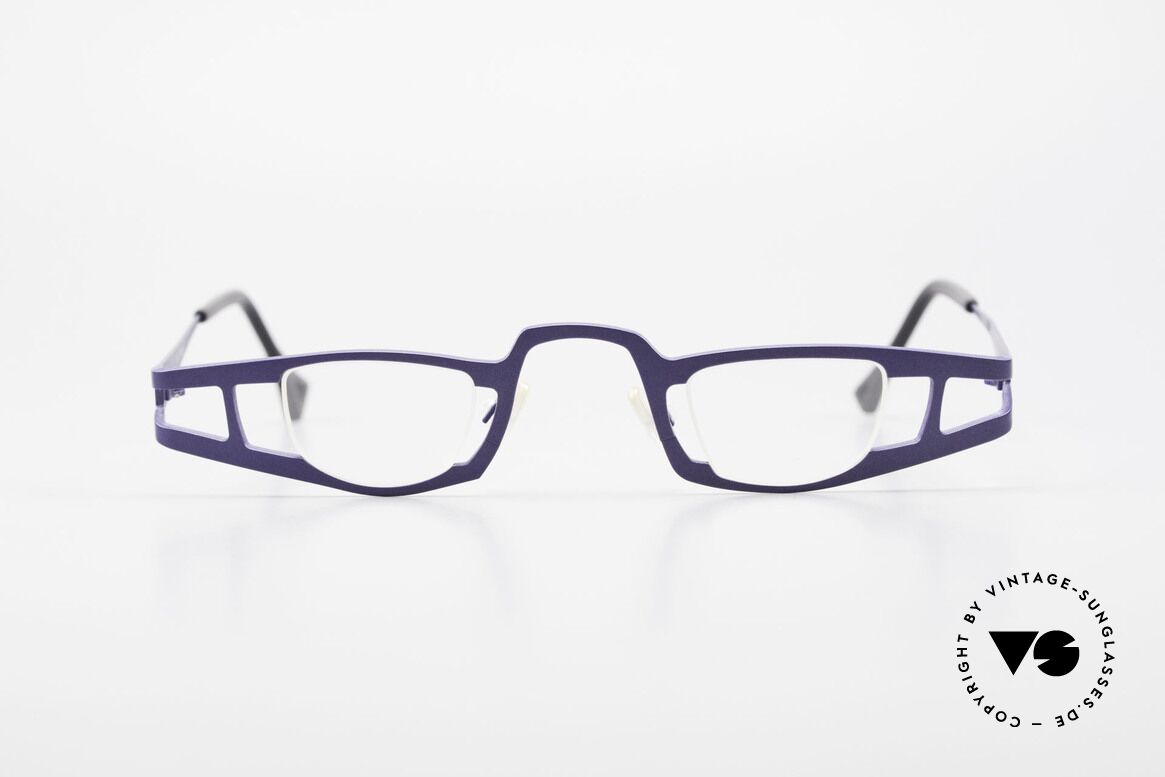 Theo Belgium Eye-Witness KO Pure Titanium Lesebrille, Theo Belgium: die eigenwilligste Brillenmarke, weltweit, Passend für Damen