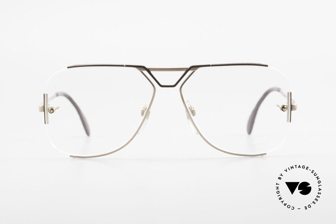 Cazal 722 Sehr Kreative Brille Von 1984, feiner, halb offener Metallrahmen (echtes Unikat), Passend für Herren