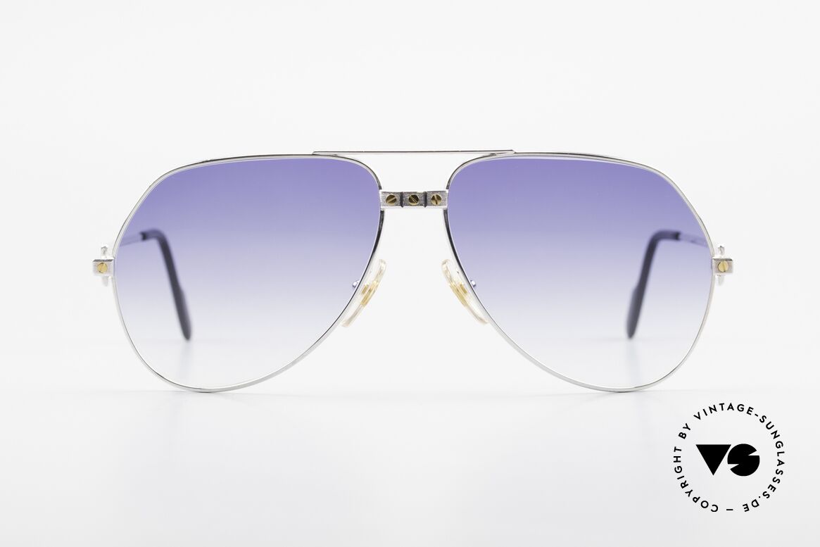 Cartier Vendome Santos - L Silberne Special Edition, kostbares, von unserem Juwelier gefertigtes, Einzelstück, Passend für Herren